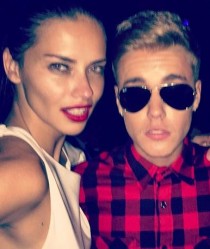 Adriana Lima & Justin Bieber