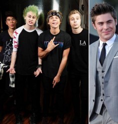 "5 Seconds Of Summer" / Zac Efron