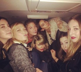 Taylor Swift, Lily Aldridge, Karlie Kloss, Martha Hunt, & "HAIM"