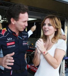 Christian Horner & Geri Halliwell