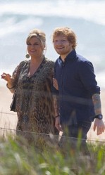 Emily Symons (46) & Ed Sheeran