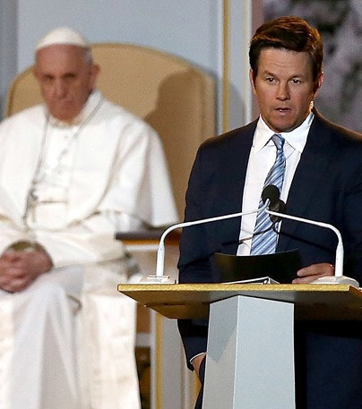 Jorge Mario Bergoglio aka Francis & Mark Wahlberg