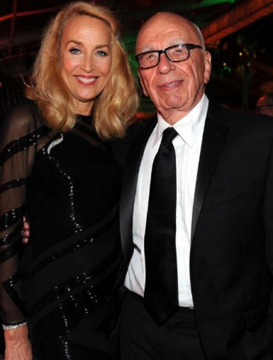 Jerry Hall & Rupert Murdoch