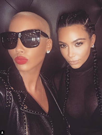 Amber Rose & Kim Kardashian West