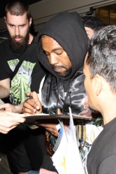 Kanye West (centre)