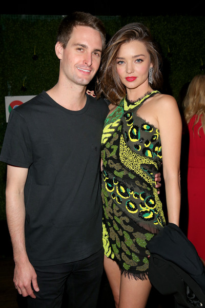 Evan Spiegel & Miranda Kerr