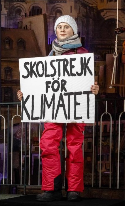 Greta Thunberg vaškinė figūra