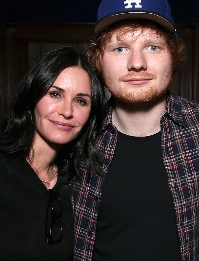 Courteney Cox & Ed Sheeran