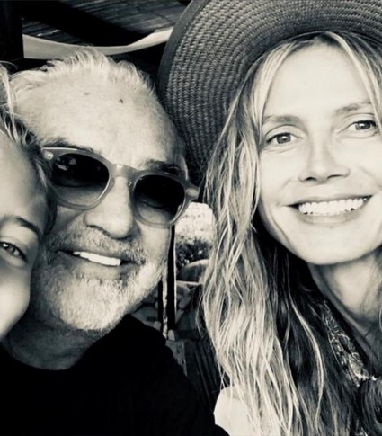 Leni Klum, Flavio Briatore & Heidi Klum