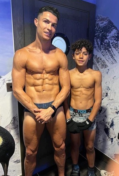 Cristiano Ronaldo & Cristiano Ronaldo Jr.