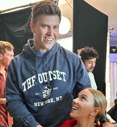 Colin Jost & Scarlett Johansson