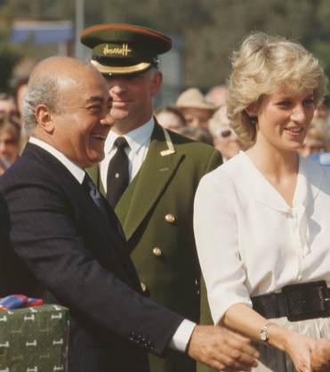 Mohamed Al-Fayed & princesė Diana