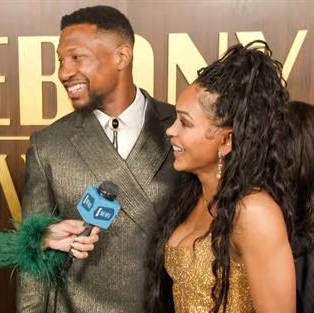 Jonathan Majors & Meagan Good